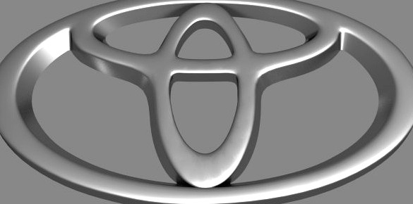 Toyota Logo 3D Model