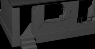 Destroyed house 3D Model