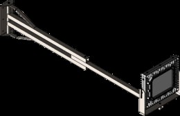 150 Watt Explosion Proof C1D1 LED Switch Blade Dock Light - 6' Pivoting Aluminum Arm - 17,500 Lumens
