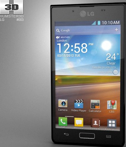 LG Optimus L7 3D Model