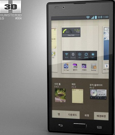 LG Optimus LTE 2 3D Model