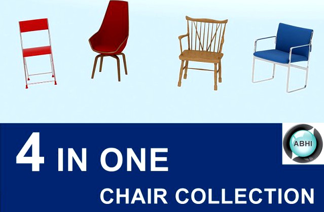 Chair Collection 3D Model