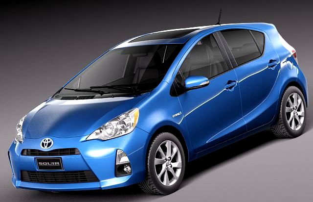 Toyota Prius C 2012 3D Model