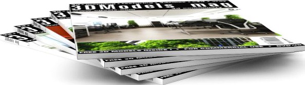 Magazines Set 01 3D Model