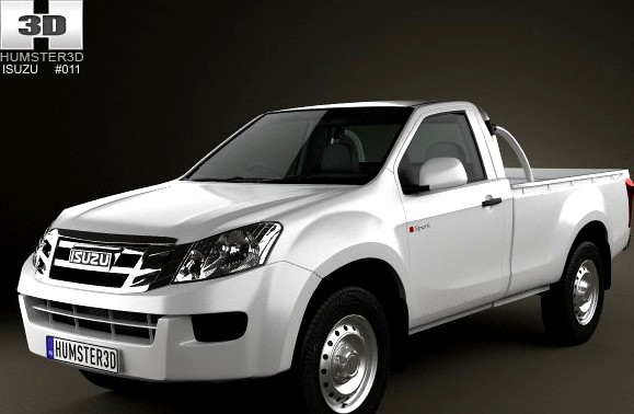 Isuzu DMax Single Cab 2012 3D Model