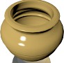 Ceramic vase pot 3D Model