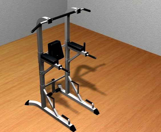 Gym bodyweight tower 3D Model