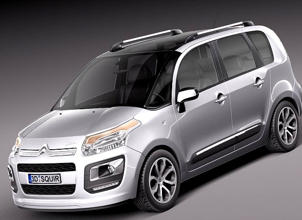 Citroen C3 Picasso 2013 3D Model