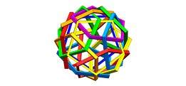 12 Pentagons Geometric Sculpture