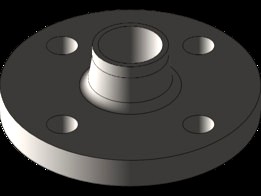 Flange com pescoço DIN 2633 CLASSE PN 16 - DN25