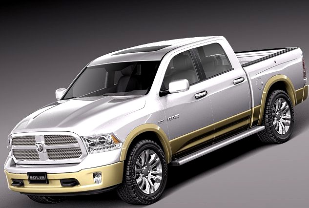 Dodge Ram 2013 Laramie Longhorn 3D Model