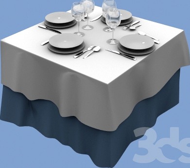 table and kitchenware