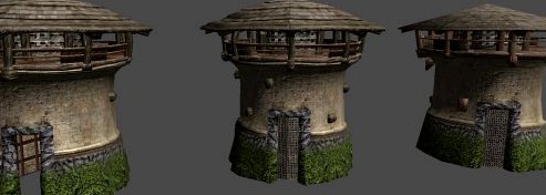 Round Tower 3D Model