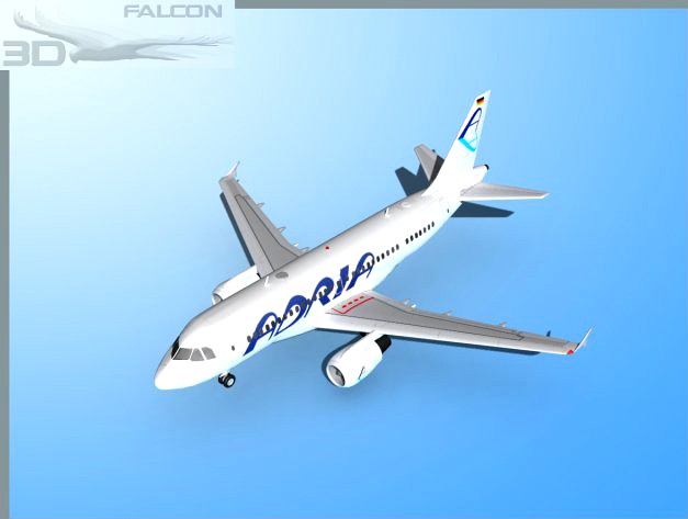 Falcon3D A319 Adria 3D Model