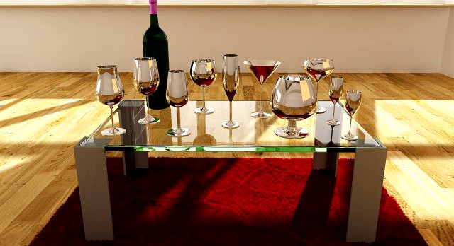 Glasses collection 3D Model