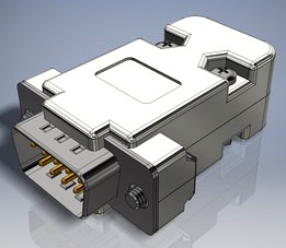 DB9 cable connector - male