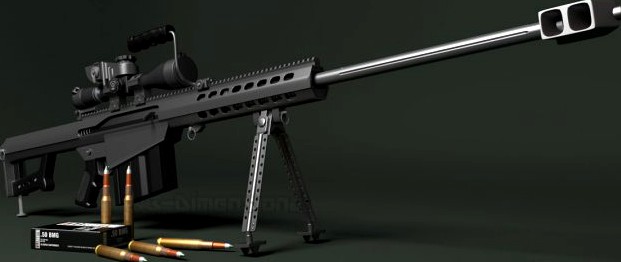 Barret M107 3D Model