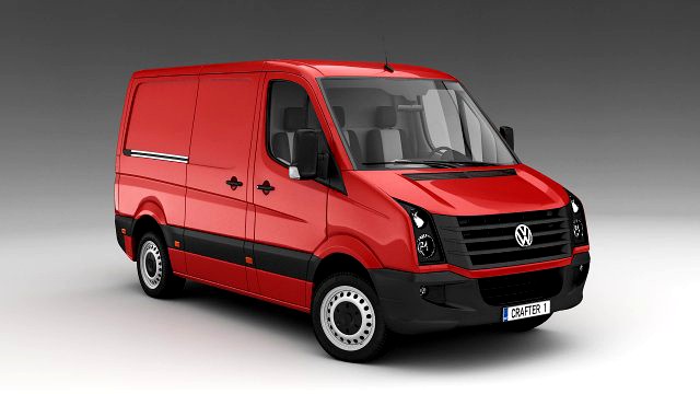 Volkswagen Crafter 2013 3D Model