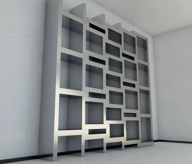 Bookshelf 9 MAX 2011 3D Model