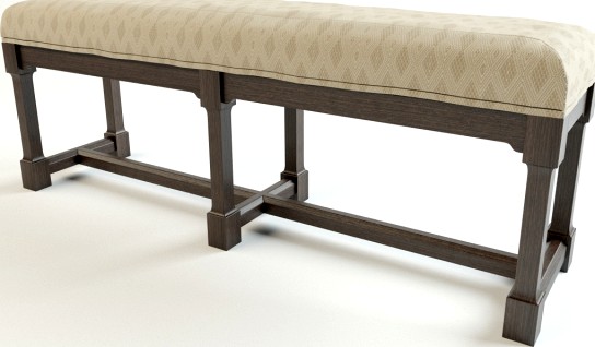 Couch Commonwealth Customizable Block Leg Bench