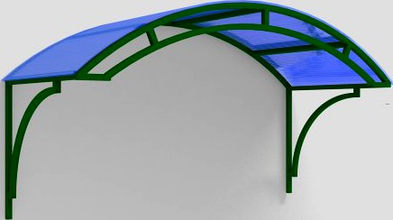 Canopy over the entrance 3D Model