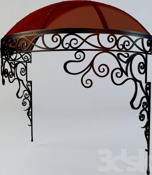 Forged round visor