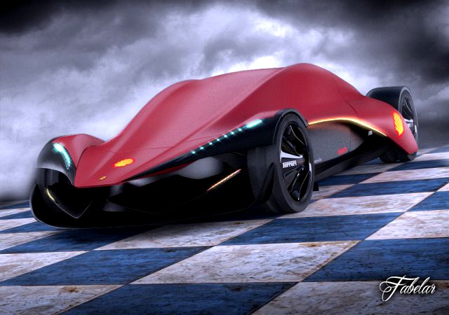 Ferrari Ineo concept 3D Model