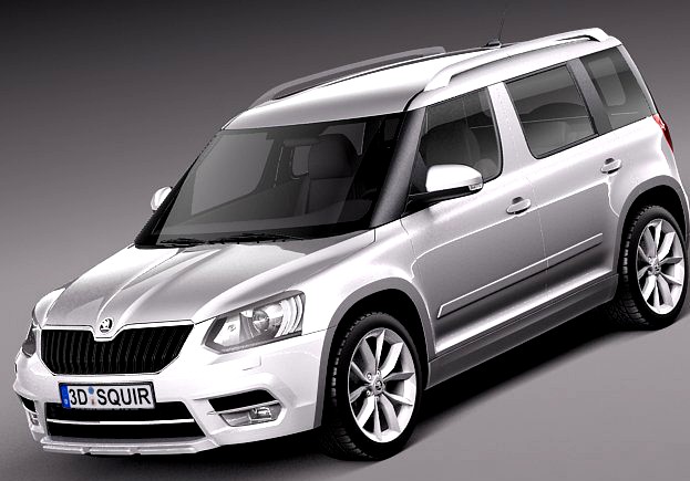 Skoda Yeti 2014 3D Model