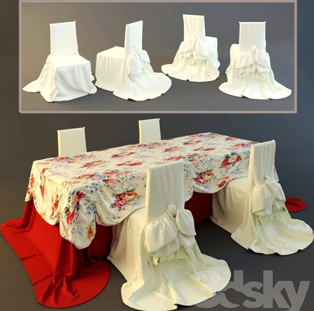 Tablecloth and chair covers