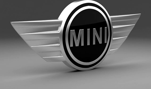 送無a ミニクーパー MINI COOPER ロゴ 3D 60mm 4枚セット ステッカー 海外限定 Mini Cooper logo 3D Model
