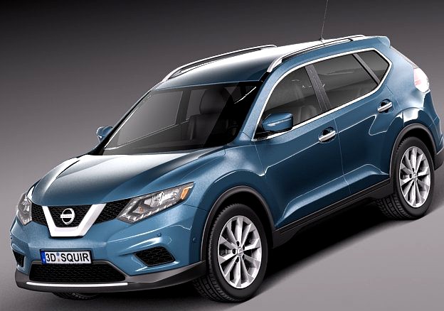 Nissan Rogue 2014 3D Model