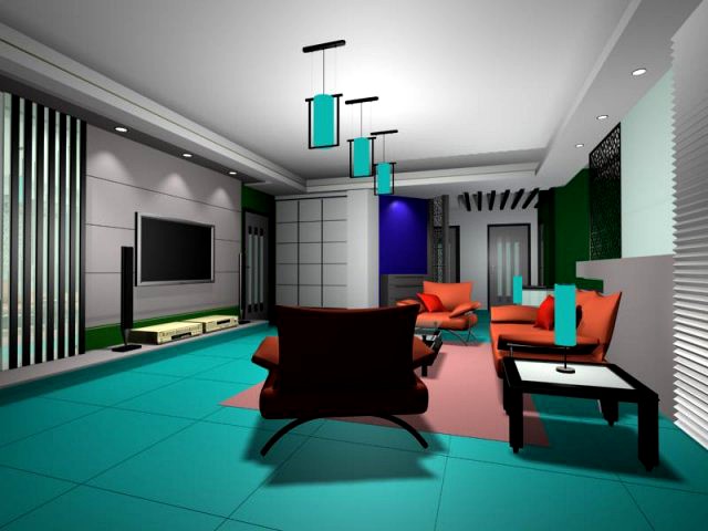 Living room 3D Model