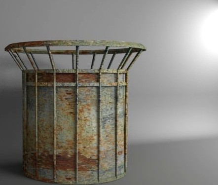 Trash bin 3D Model