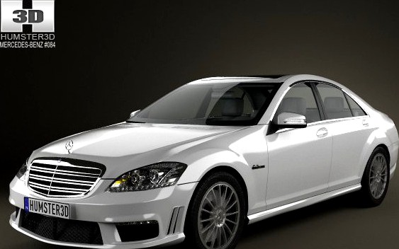 MercedesBenz Sclass 65 AMG 2012 3D Model