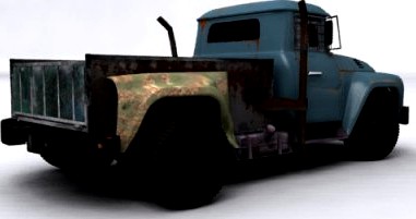 ZIL 130 Pickup 3D Model