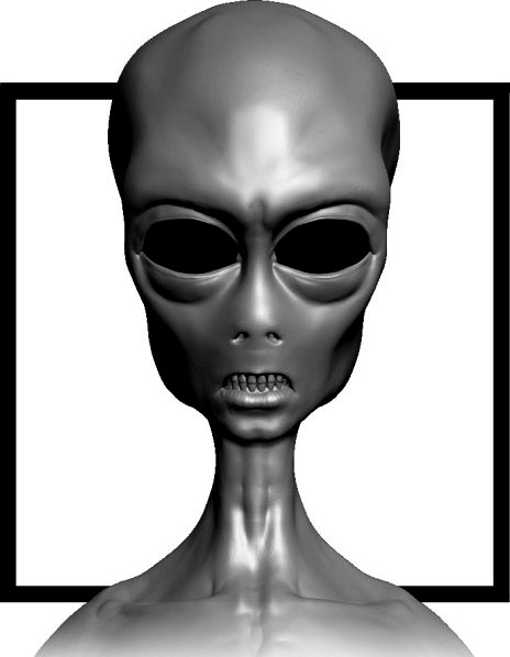 Alien Grey Classic 3D Model