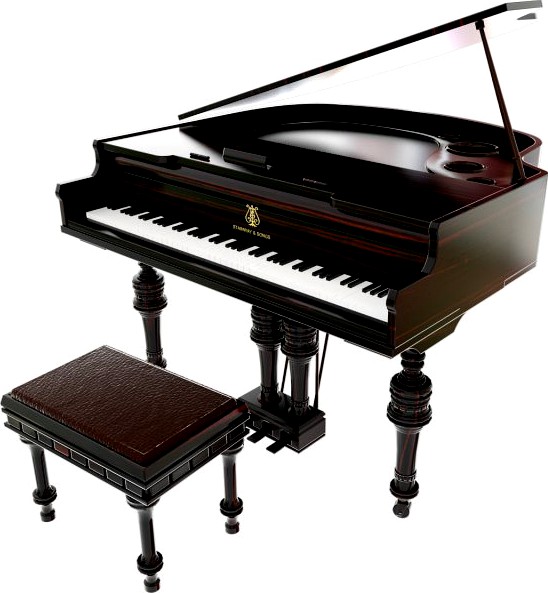 Piano Model 3D Model