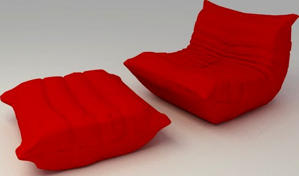 Togo seat 3D Model