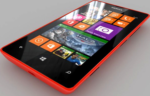 Nokia Lumia 525 Red 3D Model