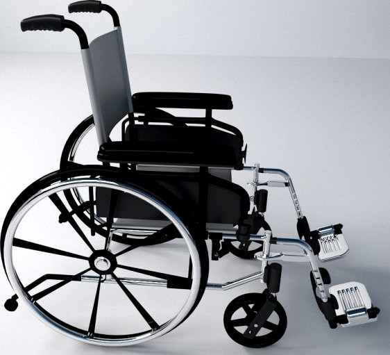 Wheelchair 3D Model