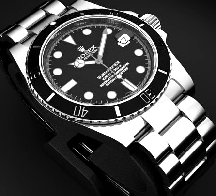 Rolex Submariner 116610 3D Model