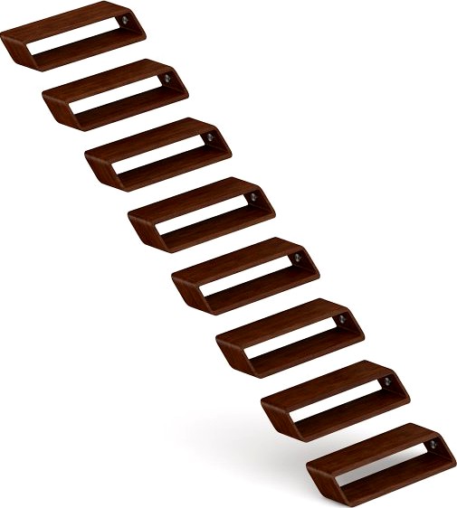 Wooden Stairs 8 3D Model