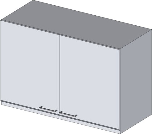 Aufsatzschrank, 305-374, 1200x780x520mm, 2 Türen