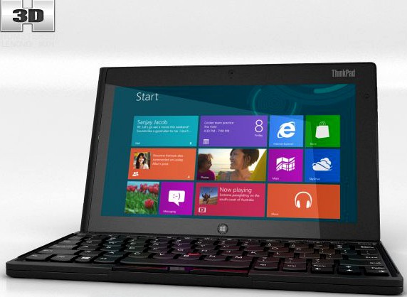 Lenovo ThinkPad Tablet 2 3D Model