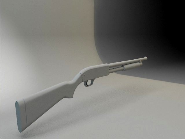Winchester hight poly 3D Model