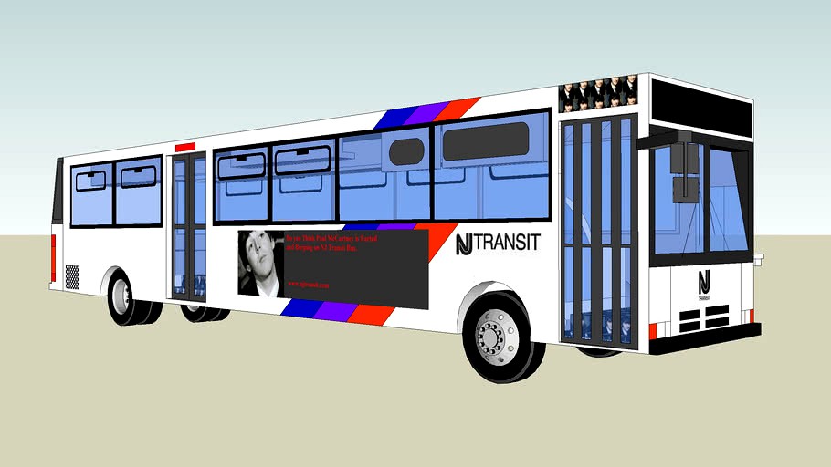NJ TRANSIT FLXIBLE METRO B BUS