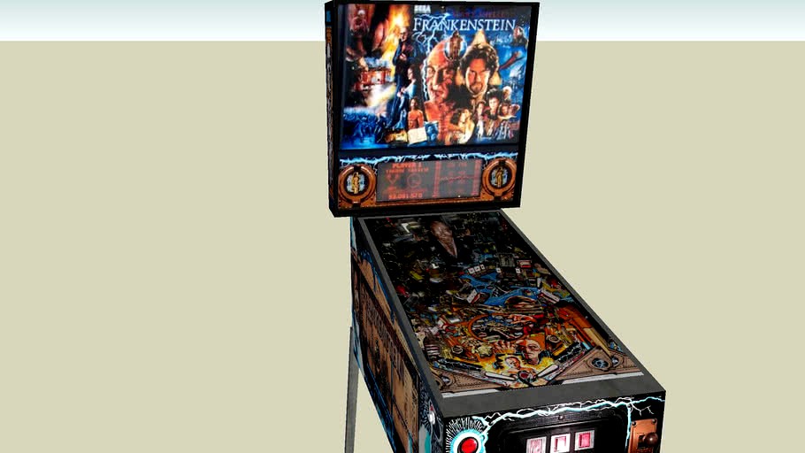 Mary Shelley's Frankenstein pinball machine