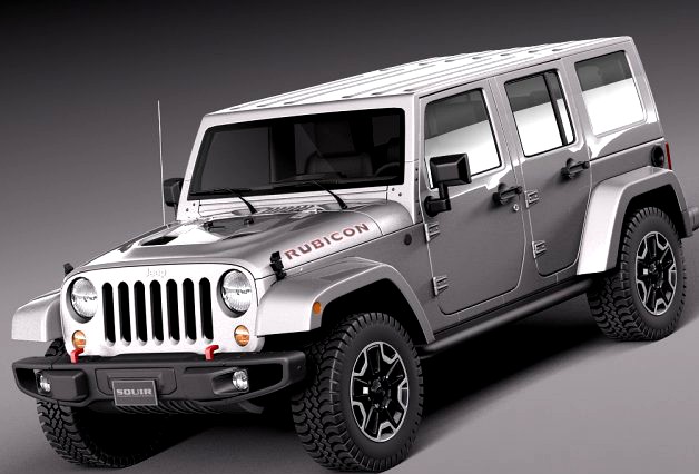 Jeep Wrangler Rubicon 2014 3D Model