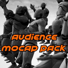 Spectators Audience Crowd Simulation Mocap Pack