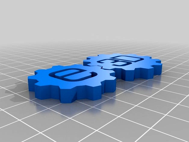 Printable E3D logo by jbswaff